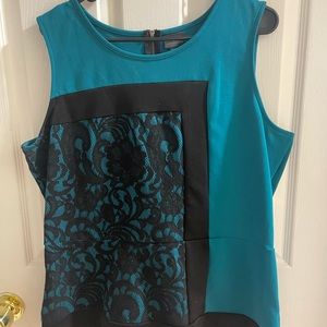 Real peplum dress tank